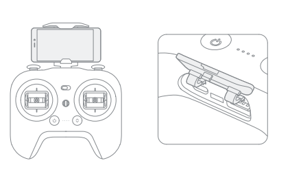 Fix your phone on the holder