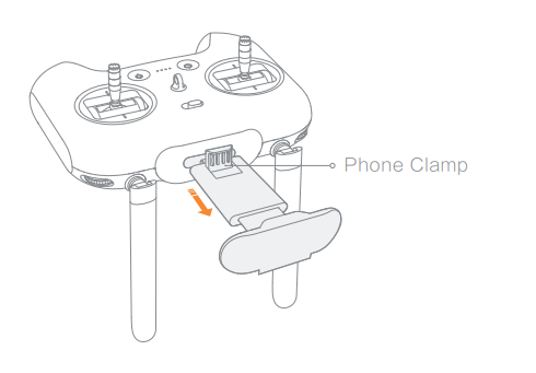 Pull out the phone holder