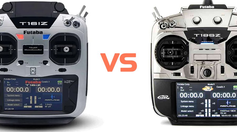futaba 16iz vs 18sz
