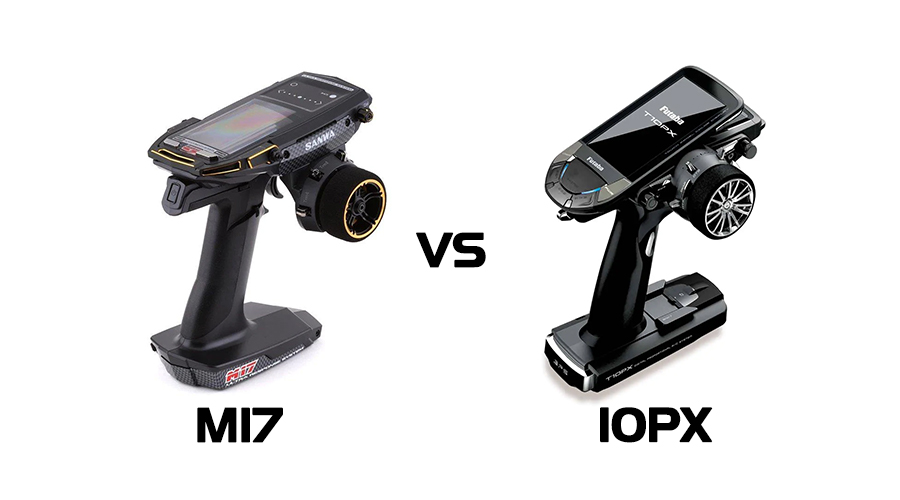 sanwa m17 vs futaba 10px
